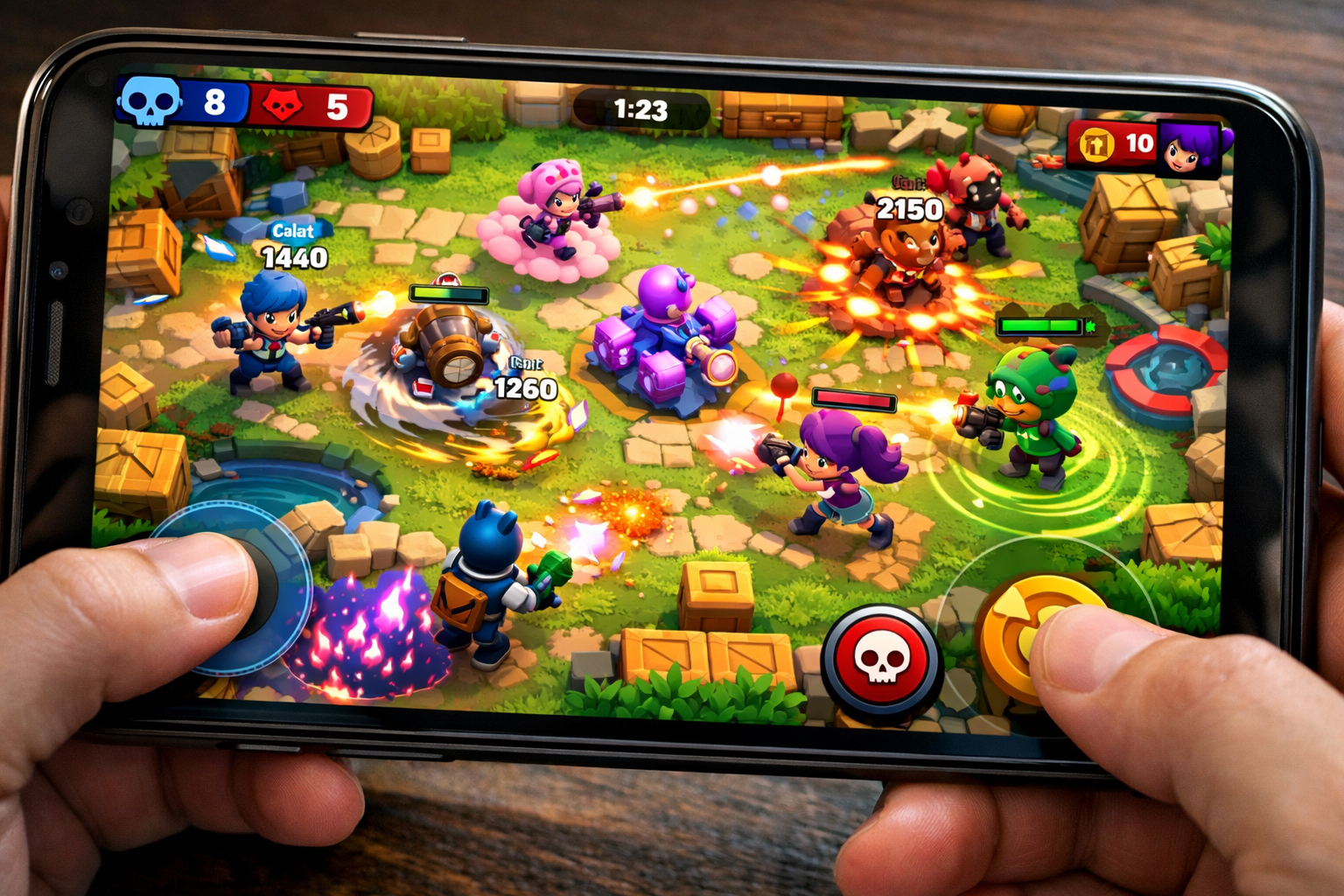 Brawl Stars arena gorunumu