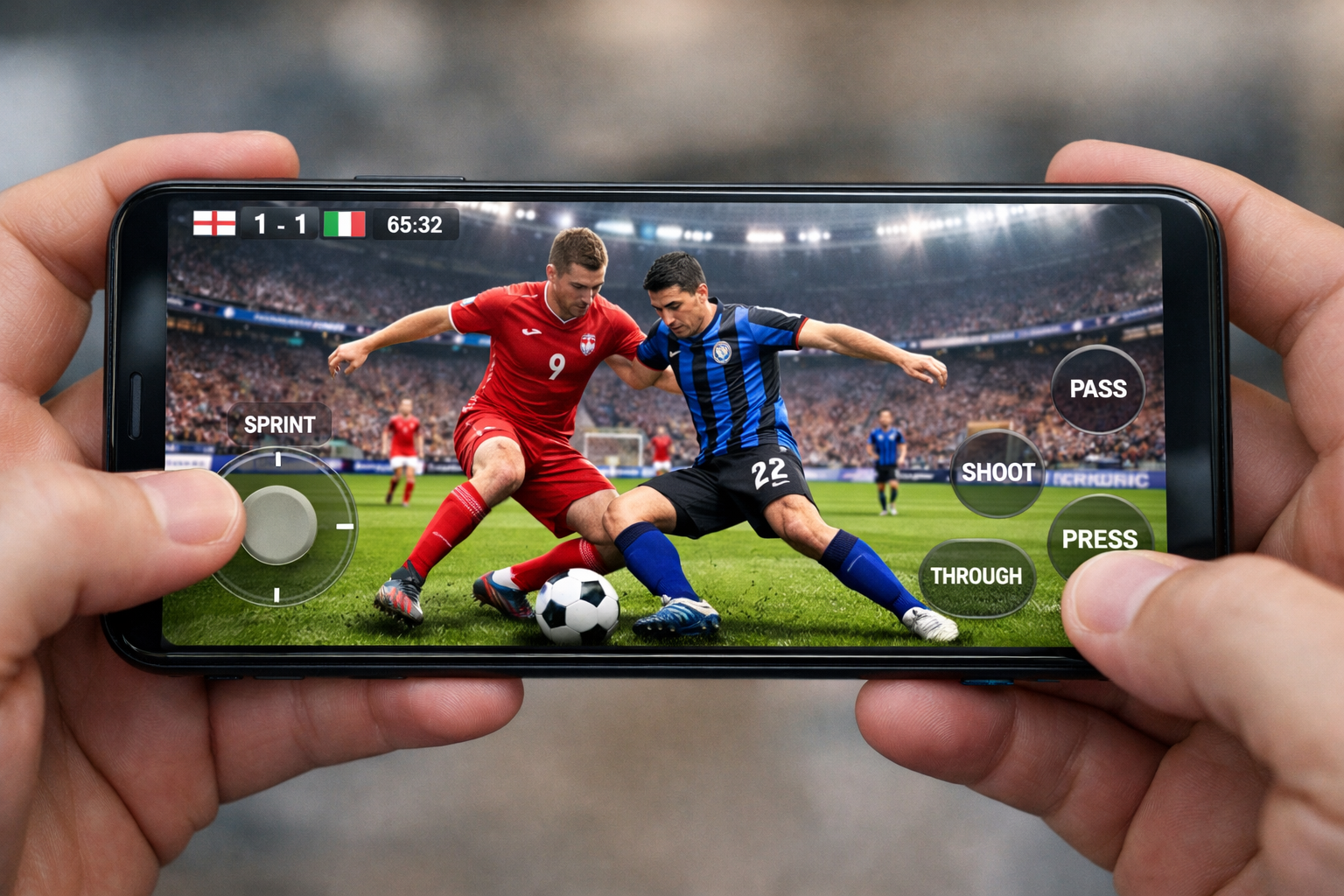 eFootball Mobile mac gorunumu