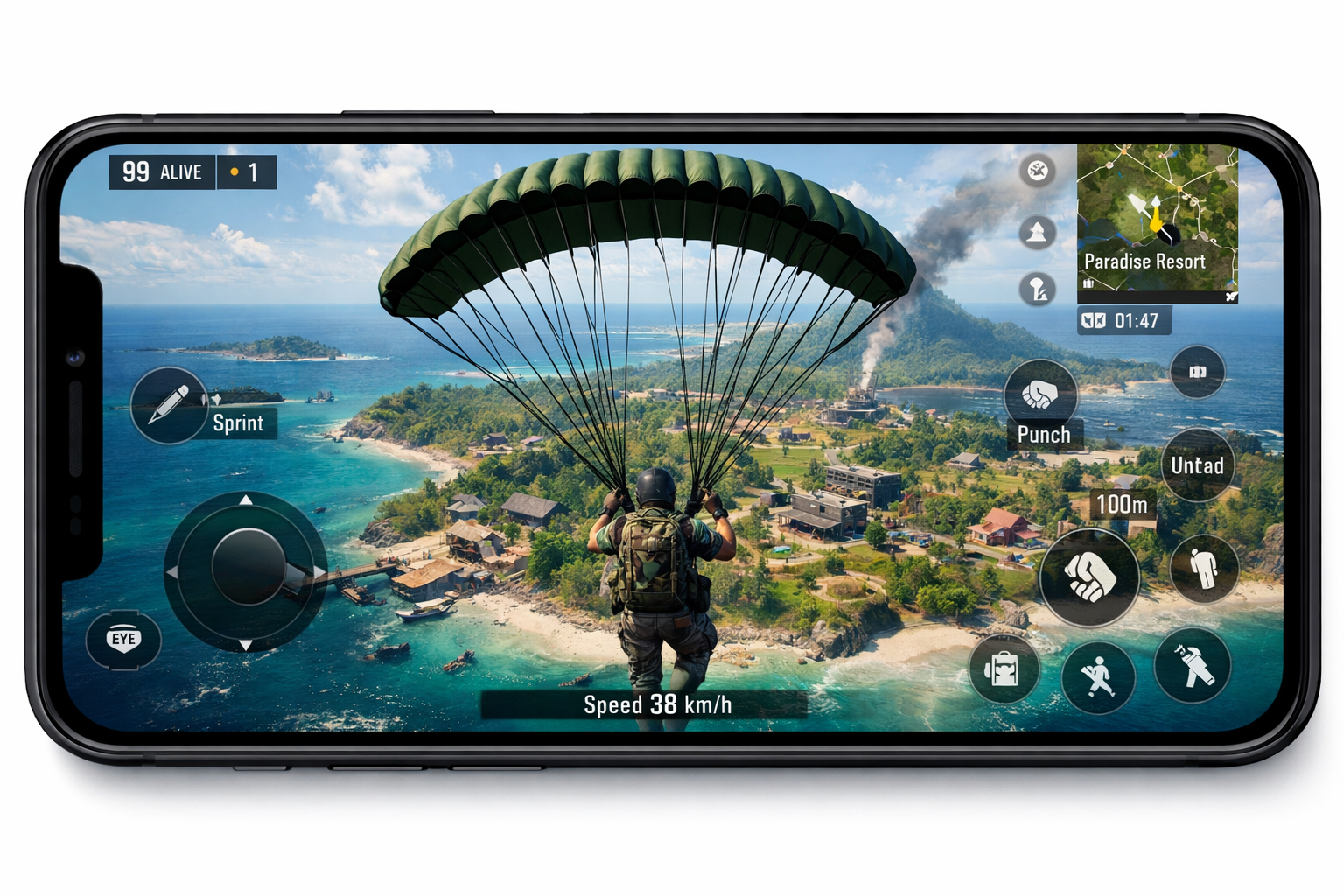 PUBG Mobile oyun gorunumu