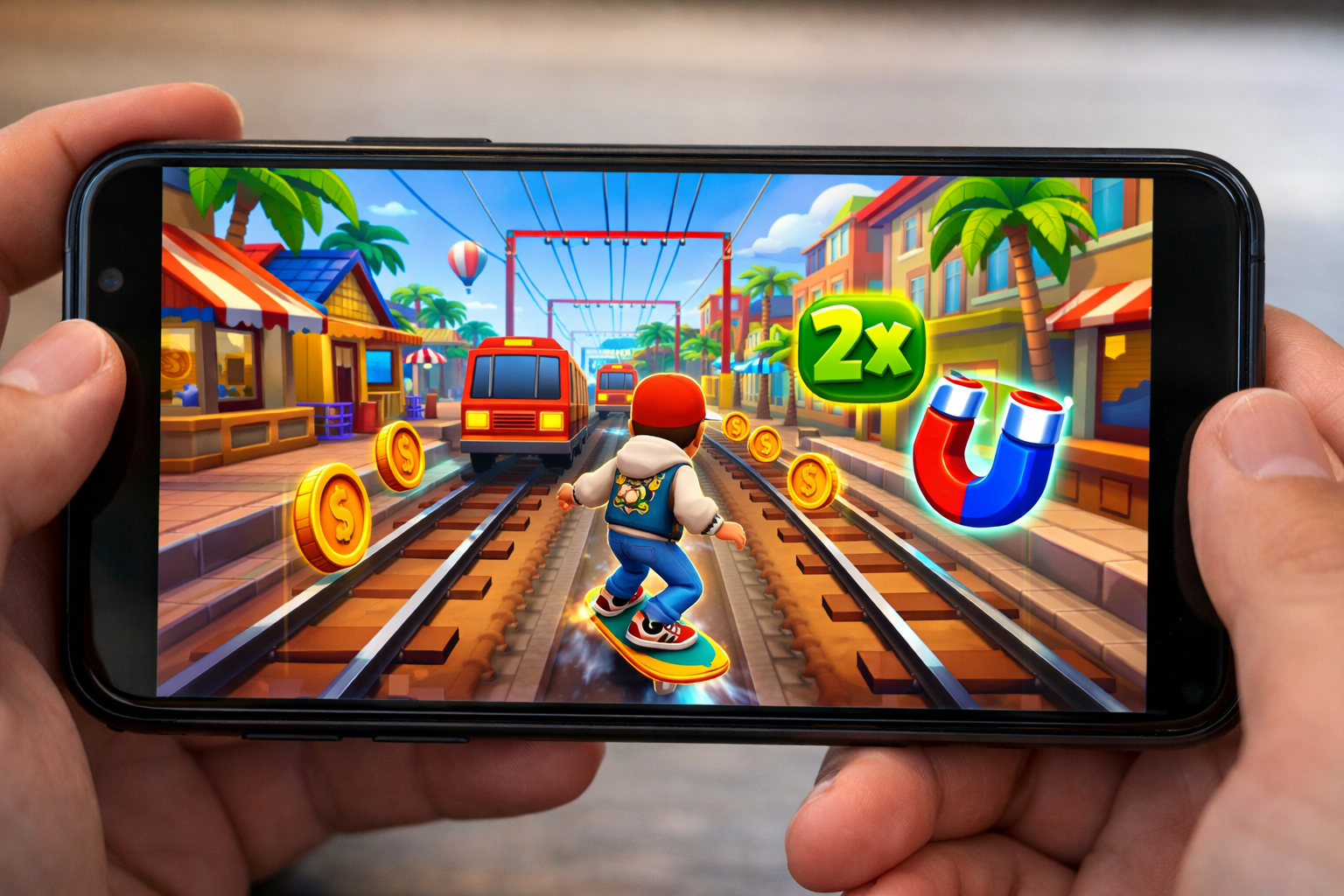 Subway Surfers kosu gorunumu